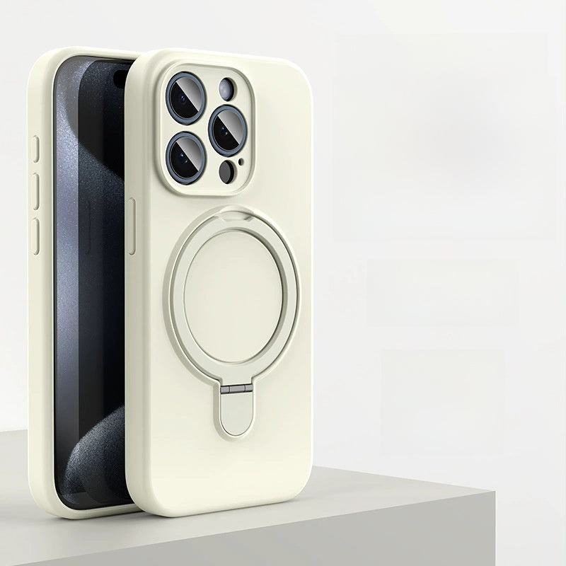 Magnetic Silicone Phone Case with Stand for iPhone — Akai Finds