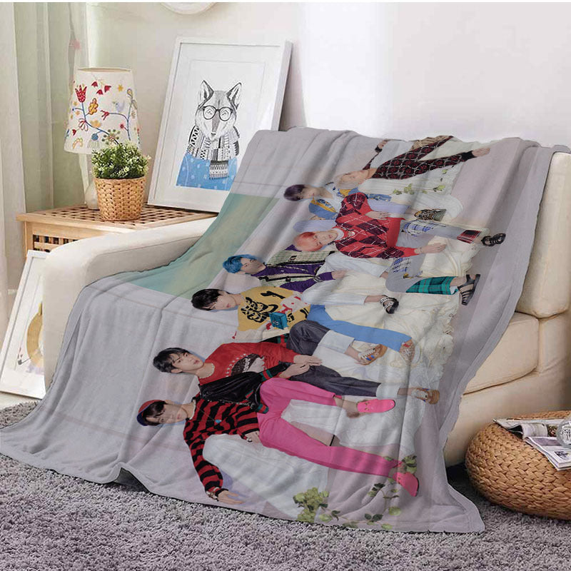 Bts Autumn and Winter Warm Blanket