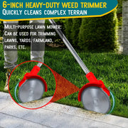 3-in-1 Cordless Electric Weed Trimmer – Brushless Motor, Adjustable Handle & Multi-Blade Kit