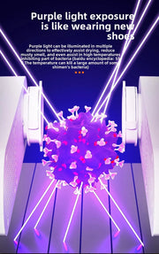 Smart Shoe Dryer | UV Deodorizing, Antibacterial, Multi-speed Timing Contro,l Home Dryer Disinfectant