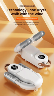 Foldable Shoe Dryer Fast Heating Sterilization Heater Socks Dryer Shoe Hot Air Deodorizing Dehumidifier