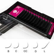Abonnie B/C/CC/D Classic Individual Eyelashes Extensions Fluffy Volume Lashes Supply All Size
