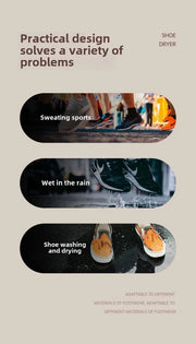 Smart Shoe Dryer | UV Deodorizing, Antibacterial, Multi-speed Timing Contro,l Home Dryer Disinfectant