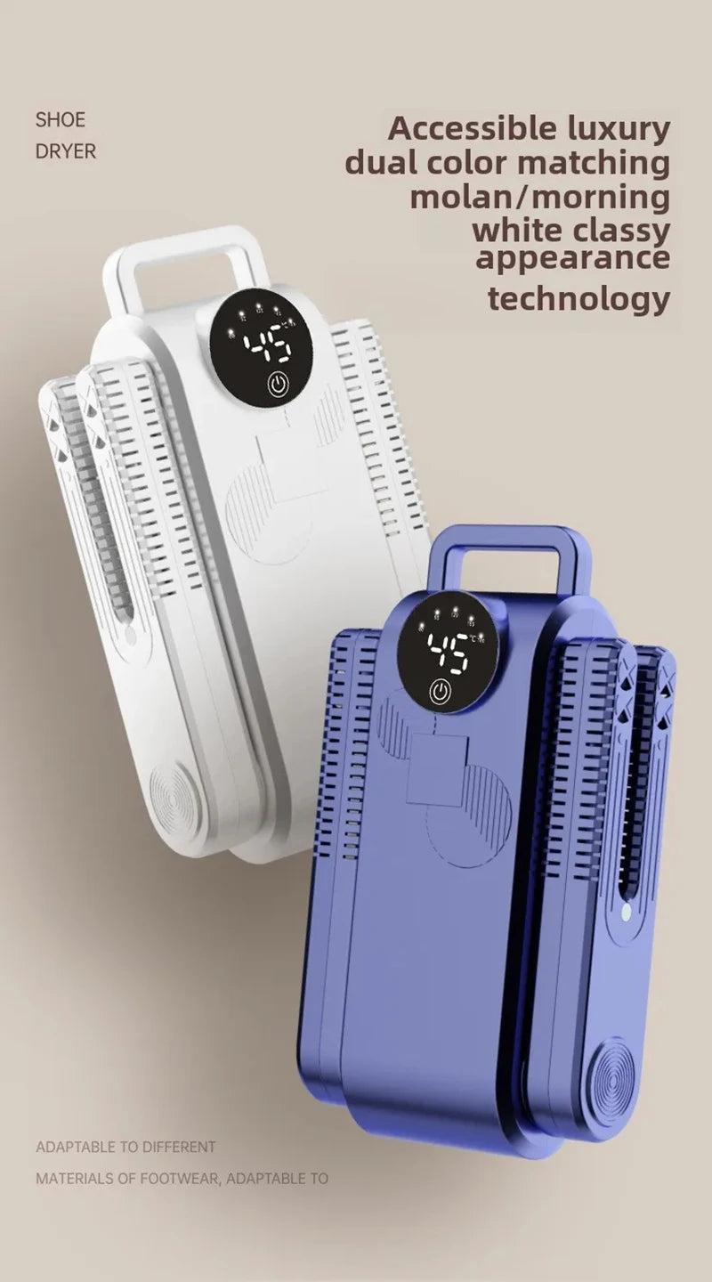 Smart Shoe Dryer | UV Deodorizing, Antibacterial, Multi-speed Timing Contro,l Home Dryer Disinfectant