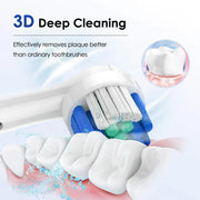 Electric Toothbrush Cordless USB Rechargeable Waterproof Intelligent Toothbrush Effective Oral Care Adults Automatic Tooth Brush