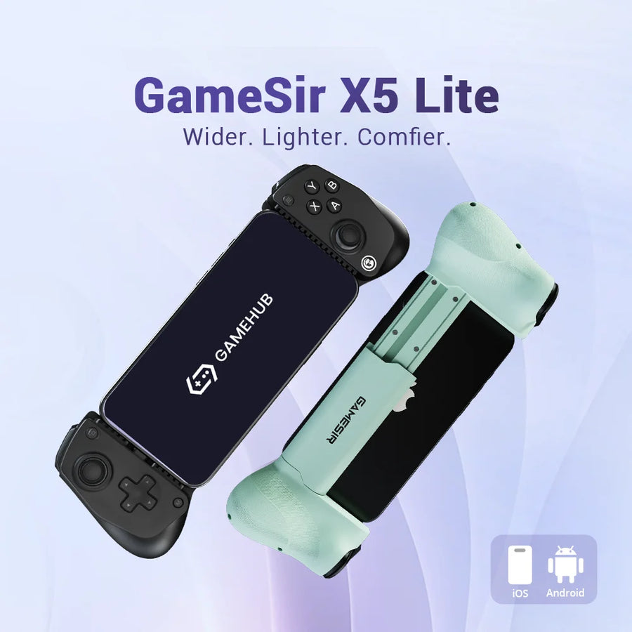 GameSir X5 Lite Mobile Gaming Controller – Hall Effect Joysticks, USB-C Gamepad for Android & iPhone 15/16