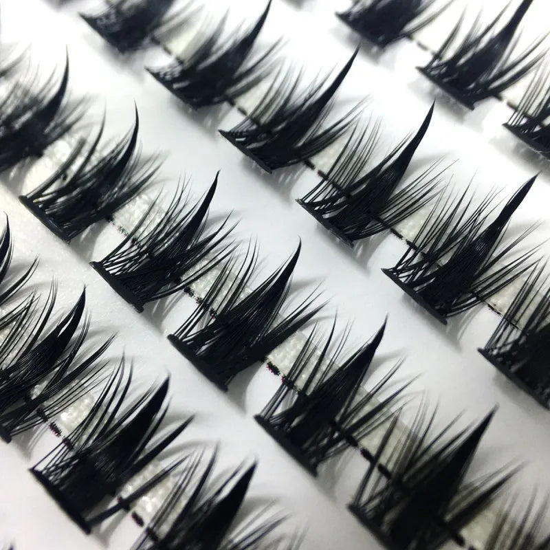1 Box/150 Bunches Mink Eyelashes 3D Natural Russian Individual Eyelash Extension Eyelash Cluster Makeup Tool Lashes