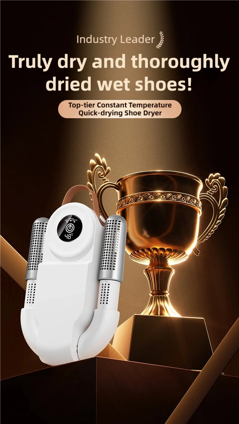 Foldable Shoe Dryer Fast Heating Sterilization Heater Socks Dryer Shoe Hot Air Deodorizing Dehumidifier