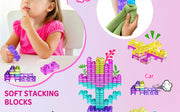 40-Piece Soft Sensory Building Blocks for Kids | Creative STEM Play Set