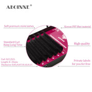 Abonnie B/C/CC/D Classic Individual Eyelashes Extensions Fluffy Volume Lashes Supply All Size