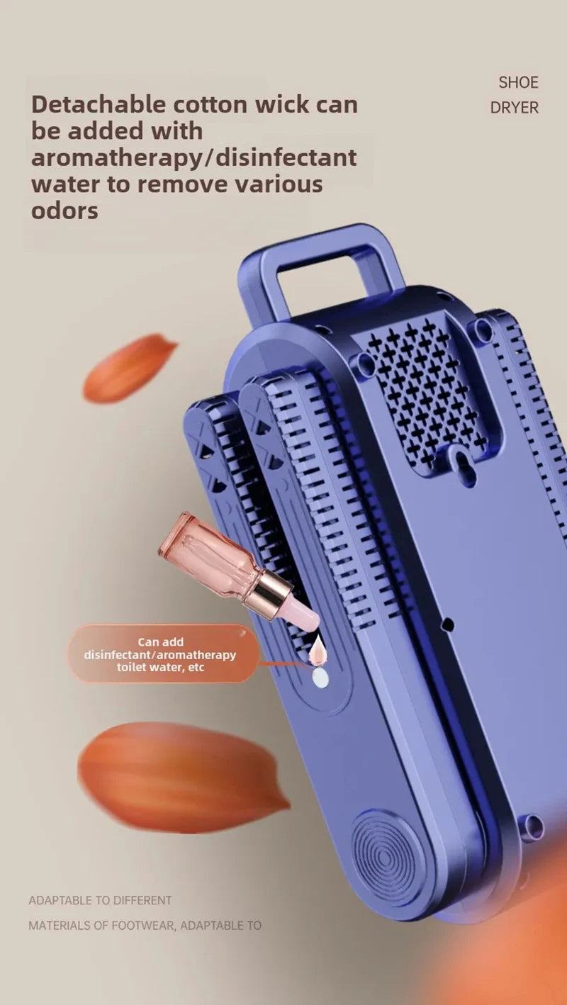 Smart Shoe Dryer | UV Deodorizing, Antibacterial, Multi-speed Timing Contro,l Home Dryer Disinfectant
