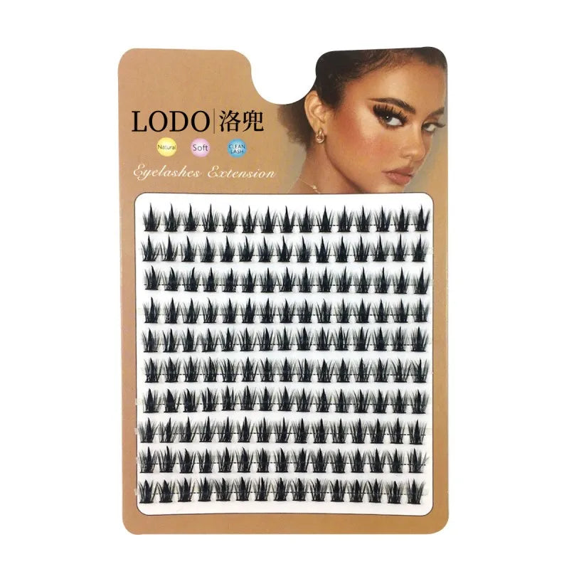 1 Box/150 Bunches Mink Eyelashes 3D Natural Russian Individual Eyelash Extension Eyelash Cluster Makeup Tool Lashes
