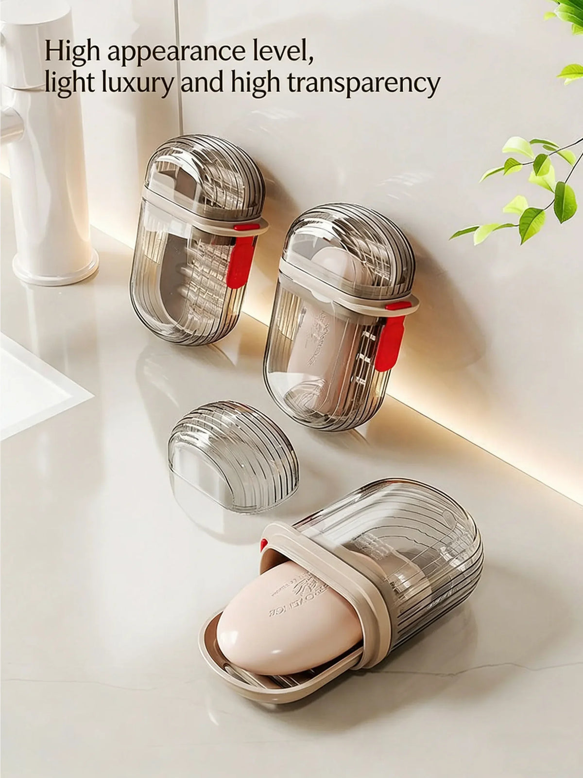 1pc Portable Travel Soap Box with Lid, Portable Sealed Drain Soap Container, Suitable for Travel and Outdoor Leisure.