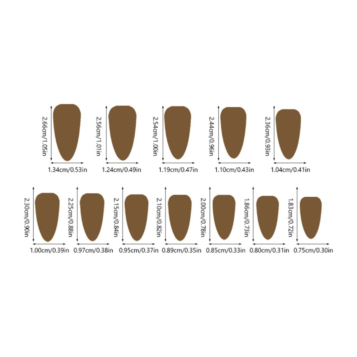 Fake Nails Leopard Print Almond Shape for Women Reusable Press on Artificial Nail Tips Full Cover Manicure Kit 24pcs Set BU