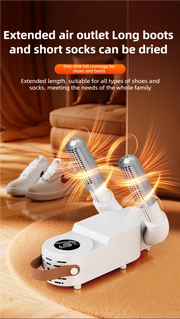 Foldable Shoe Dryer Fast Heating Sterilization Heater Socks Dryer Shoe Hot Air Deodorizing Dehumidifier