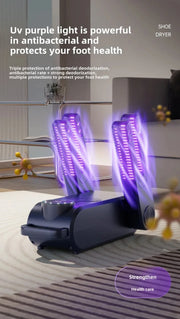 Smart Shoe Dryer | UV Deodorizing, Antibacterial, Multi-speed Timing Contro,l Home Dryer Disinfectant