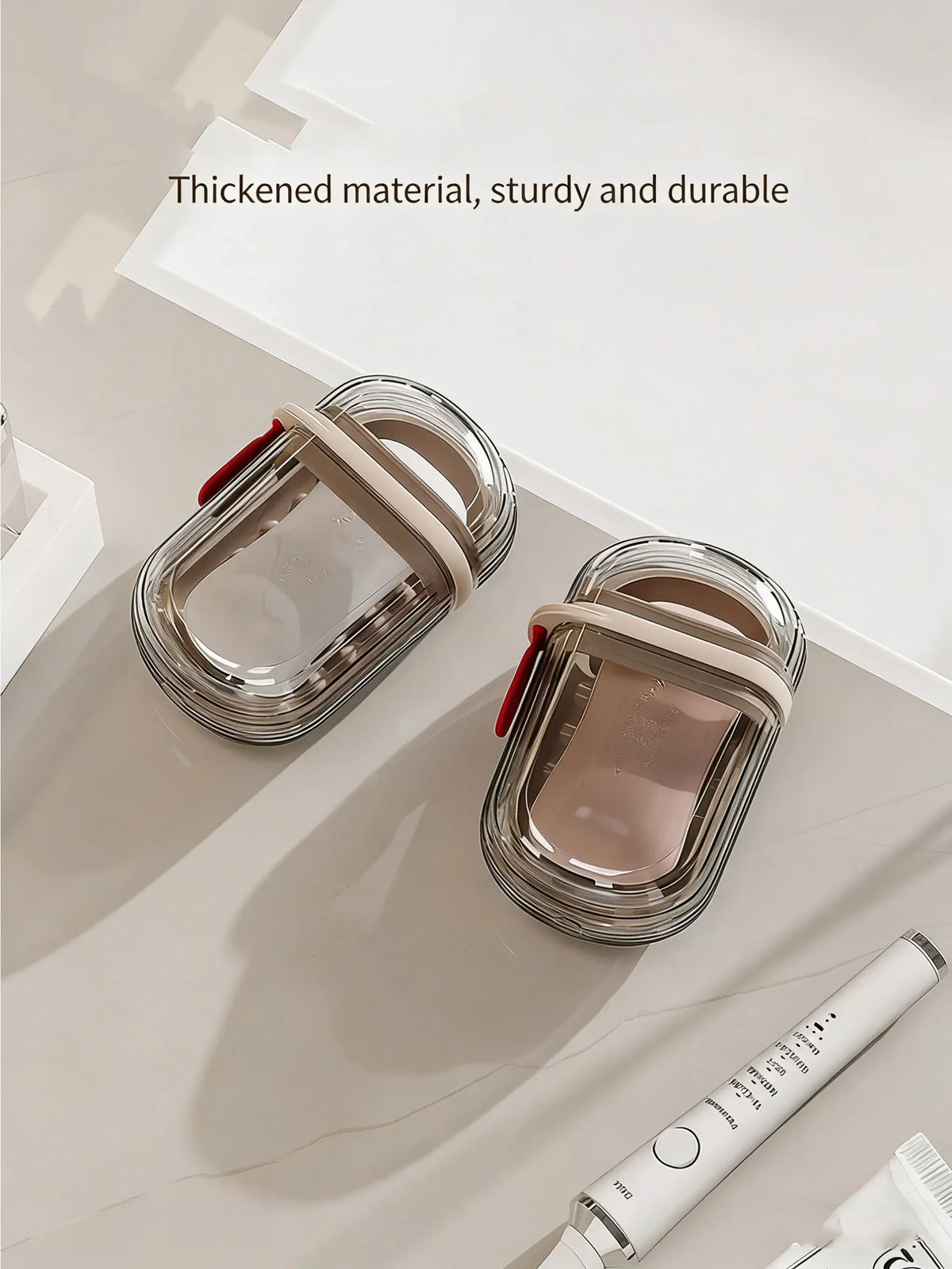 1pc Portable Travel Soap Box with Lid, Portable Sealed Drain Soap Container, Suitable for Travel and Outdoor Leisure.