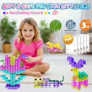 40-Piece Soft Sensory Building Blocks for Kids | Creative STEM Play Set