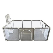 IMBABY Baby Playpen Gray Baby Activity Fence Large Baby Playground Safety Activities for Babies Games Park Playpen for Children
