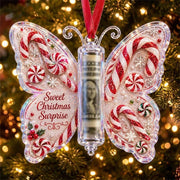 Christmas Cash Gift Butterfly Ornament – Creative Money Holder for Christmas Trees