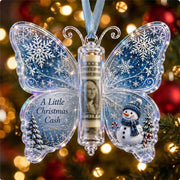 Christmas Cash Gift Butterfly Ornament – Creative Money Holder for Christmas Trees