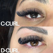 Abonnie B/C/CC/D Classic Individual Eyelashes Extensions Fluffy Volume Lashes Supply All Size