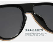 Luxury Steampunk Sunglasses Men Metal Square Pilot Shades UV400 Brand Dseigner Retro Popular