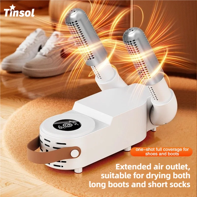 Foldable Shoe Dryer Fast Heating Sterilization Heater Socks Dryer Shoe Hot Air Deodorizing Dehumidifier