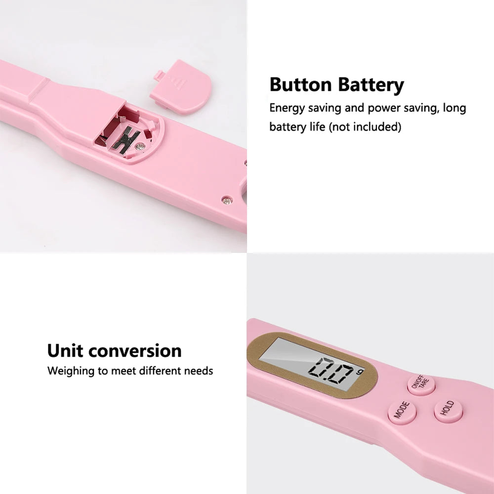 Electronic Kitchen Scale 500g 0.1g LCD Digital Measuring Food Digital Spoon Scale Mini Kitchen Tool