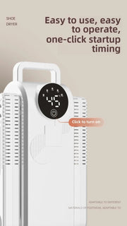 Smart Shoe Dryer | UV Deodorizing, Antibacterial, Multi-speed Timing Contro,l Home Dryer Disinfectant