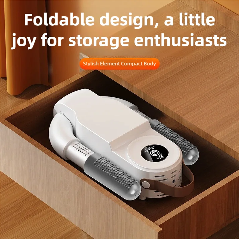 Foldable Shoe Dryer Fast Heating Sterilization Heater Socks Dryer Shoe Hot Air Deodorizing Dehumidifier