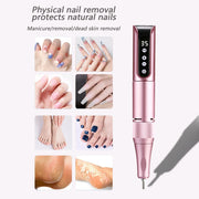 Portable Electric Nail Drill, USB Powered, Professional Electric Nail File Kit, Suitable For Acrylic & Gel Nails - Easy Manicure & Polishing - Efficient & Easy-To-Use Nail Care Tool, Nail Polishing & Shaping Tool, Suitable Fo
