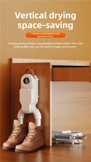 Foldable Shoe Dryer Fast Heating Sterilization Heater Socks Dryer Shoe Hot Air Deodorizing Dehumidifier