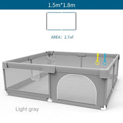 IMBABY Baby Playpen Gray Baby Activity Fence Large Baby Playground Safety Activities for Babies Games Park Playpen for Children