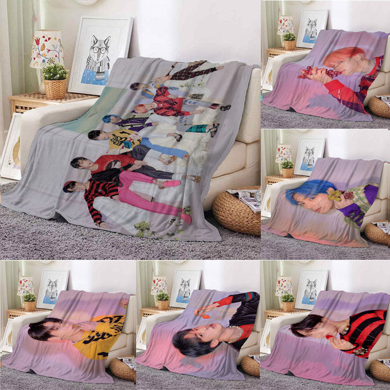 Bts Autumn and Winter Warm Blanket