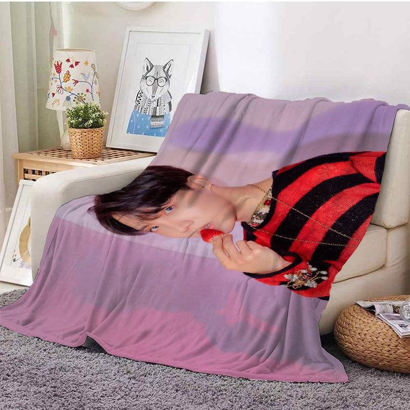 Bts Autumn and Winter Warm Blanket